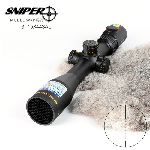 SNIPER/狙击手 WKP系列3-15X44SAL 战术分化侧调焦高清抗震瞄准镜