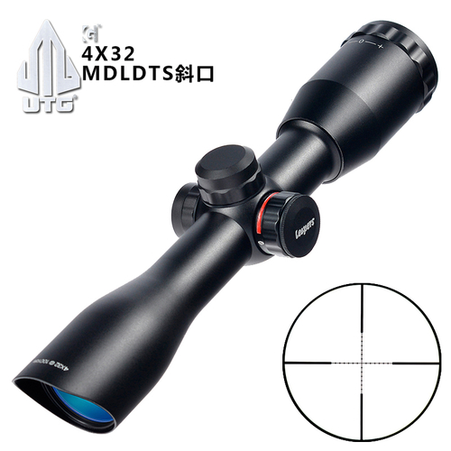 LEAPERS/禄普 4X32MDLDTS斜口 定倍超强抗震短款瞄准镜