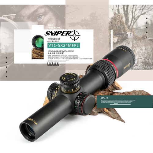 SNIPER/狙击手 VT系列 1-5X24MFPL 短款前置速瞄类 高清光学抗震瞄准镜
