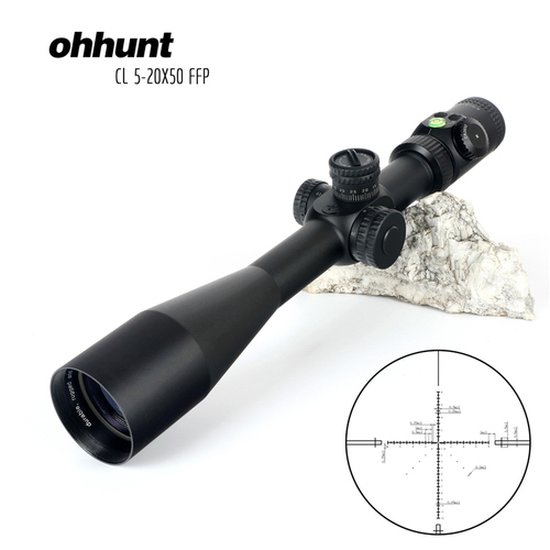 ohhunt/欧恒CL 5-20X50FFP前置侧调焦带灯高清抗震瞄准镜