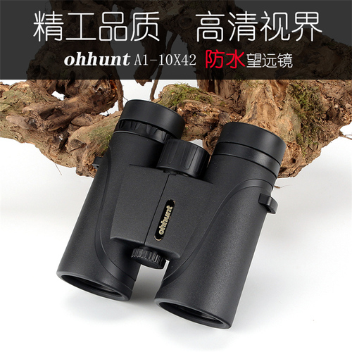 OHHUNT/欧恒 A1-10X42 高清防水 双筒手持望远镜