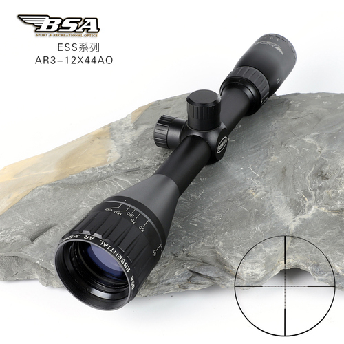 BSA Essential 3-12X44AO密位點高清抗震瞄準鏡