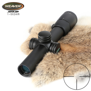 WEAVER/偉佛 1-5X24E 短款變倍戰術分化高抗震瞄準鏡高清高感光大視野瞄