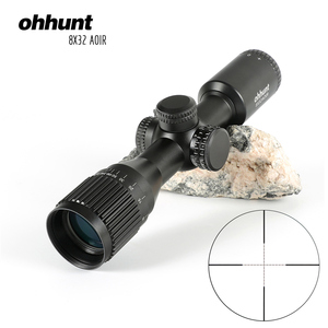 2018新款ohhunt 8X32AOIR短款物镜调焦带灯高清抗震瞄准镜