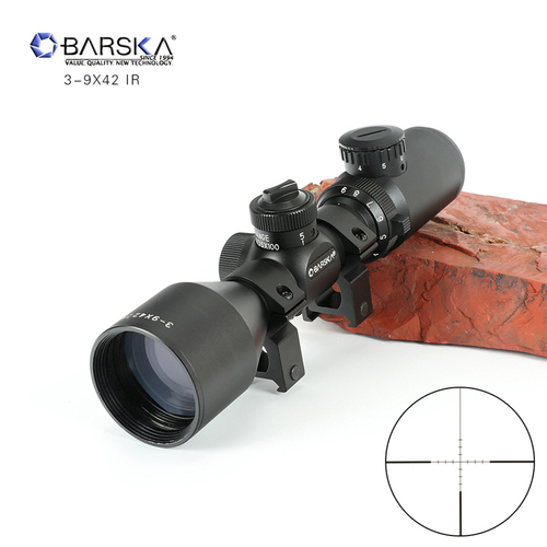 BARSKA/巴斯卡 3-9X42IR 短款抗震瞄准镜