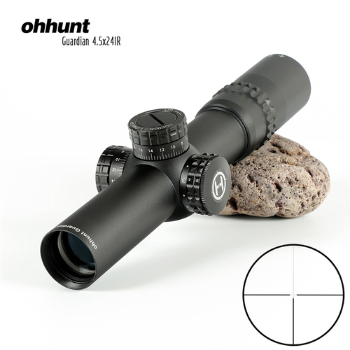 ohhunt/欧恒 Guardian 4.5X24IR 定倍短款带灯 白光超抗震 高清瞄准镜 