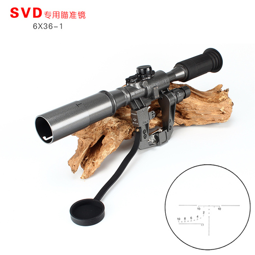 SVD 6X36-1 军工级定倍高清抗震光学瞄准镜