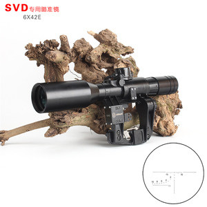 SVD 6X42E 军工级定倍高清抗震光学瞄准镜